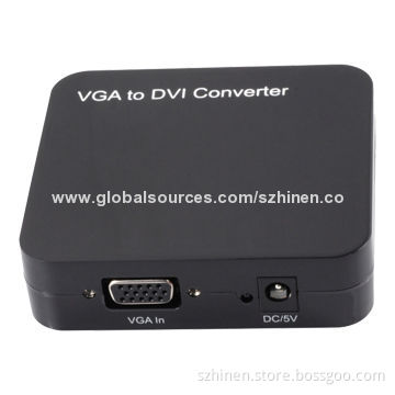 VGA to DVI Converter with 1,280 x 1,024 Pixels Video Resolution
